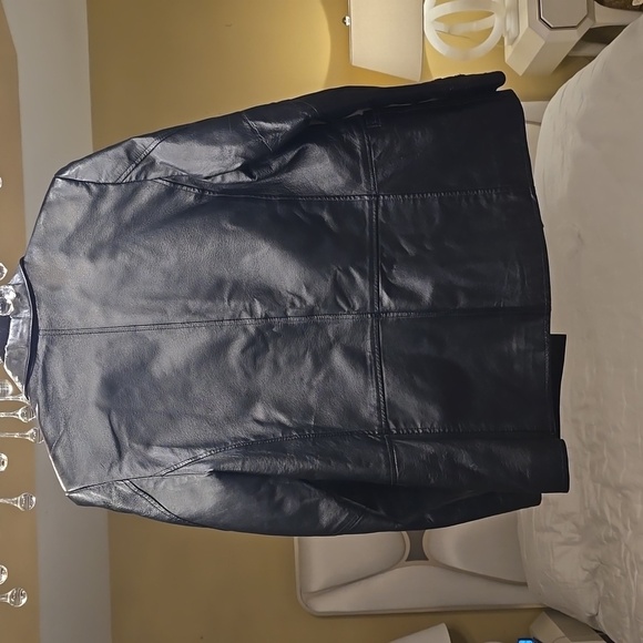 Clio Black Leather Jacket - Picture 5 of 14